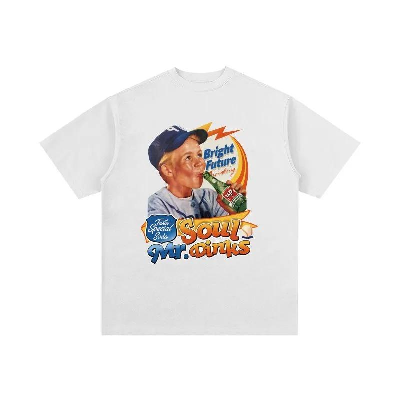 Retrostyle Hiphop Trend Printed Shortsleeved Creative Fun Loosefitting Suitable for Both Men Women Ideal for Couples