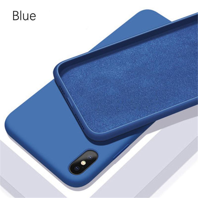 Soft Liquid Silicone Phone Case For OPPO A72 K7 A5 A9 2020 A52 A31 A33 A73 A15 A35 Realme C11 C12 C15 5 5i 5S C3 6 7 7i 6i 8 Pro X50 Protection Cover