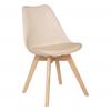 Lot de 2 chaises style scandinave Baya Atmosphera - Beige