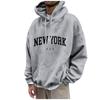 Men's Loose Printed Hooded Sweatshirt Men's Casual Fashion Sports Sweatshirt