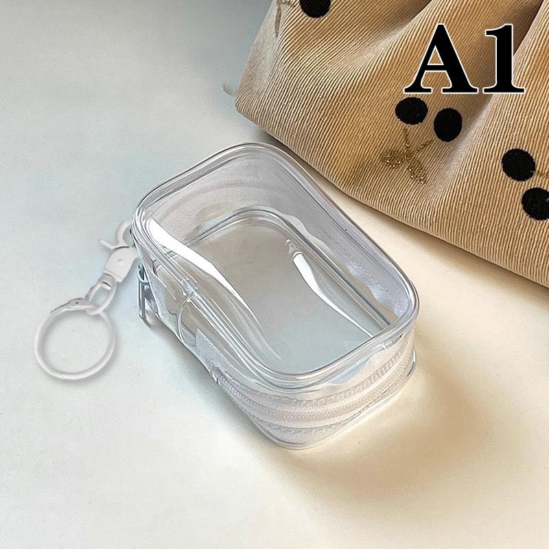 Органайзер для ювелирных изделий, прозрачная коробка для хранения, загадочная коробка, брелок для ключей, чехол для хранения, утолщенный кошелек, милая сумка для куклы, организация