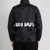 Nike Сплошной цвет, повседневная дышащая спортивная куртка с капюшоном, мужская верхняя одежда, черный AR2609-011