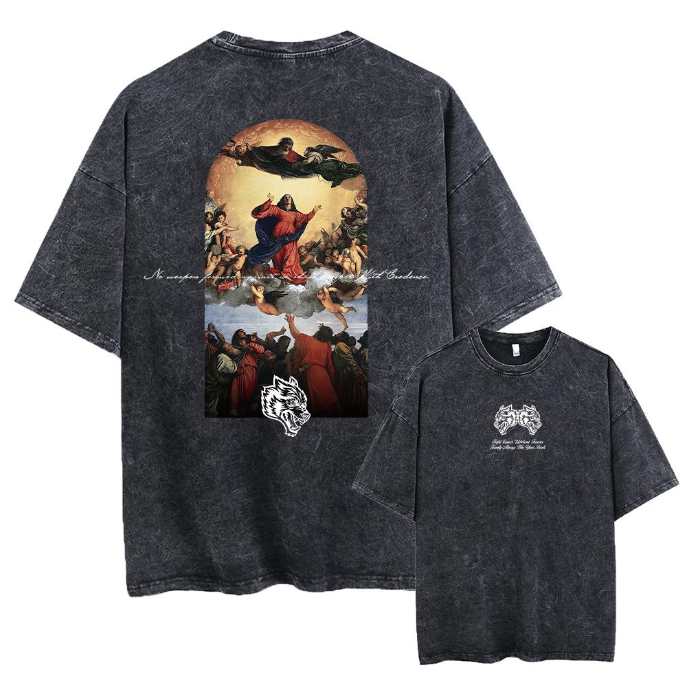 Печатные винтажные потертые футболки для спортзала, бодибилдинга, большой размер, мужская одежда, фитнес-футболка, тренировки, футболки Darc Acid, унисекс