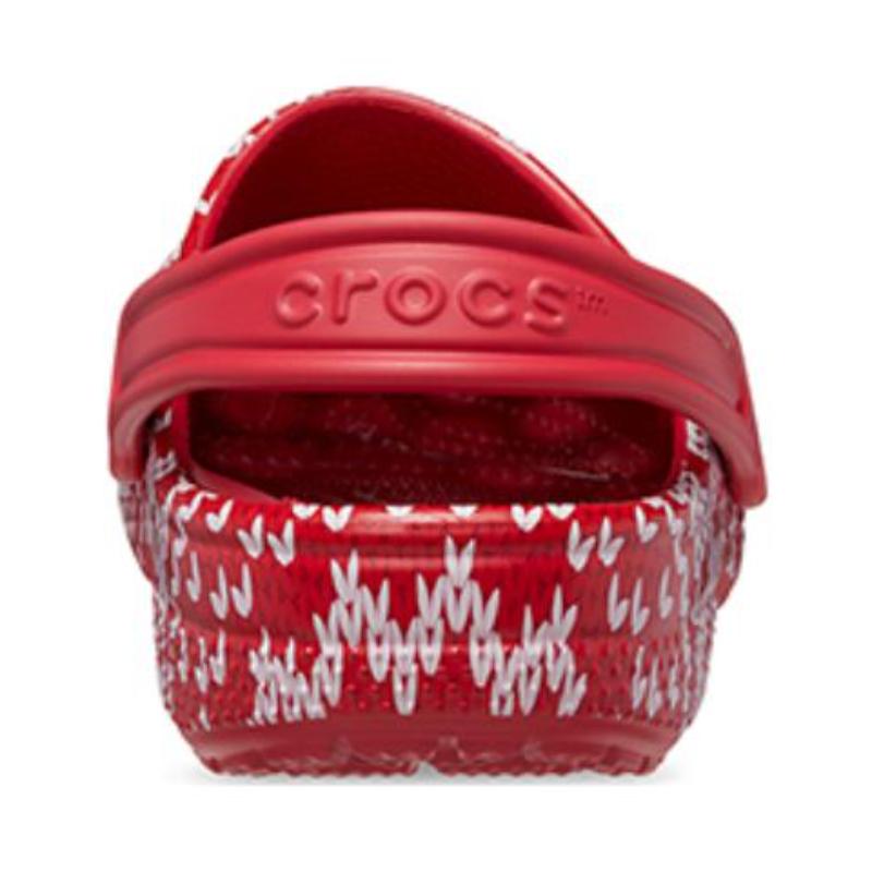Crocs Нескользящие амортизирующие детские сандалии красно-белая детская модель
