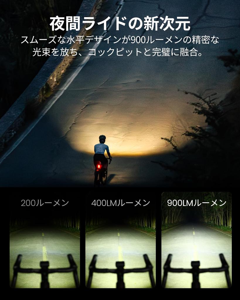 Magicshine Hori 900 Bicycle Road Bike Daytime Running 900 IPX6 Perfect for Nighttime and as a Perfect for Power Earthquake and Disaster Light, Light,