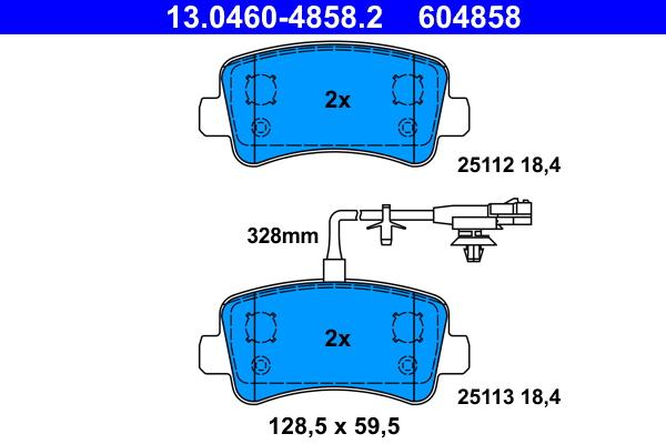 Brake Pads Renault Master Iii 10> Rear 2.3 Dci