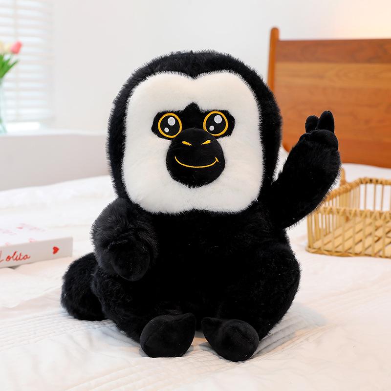 Cute White-Faced Monk-Faced Monkey Doll Xiaohongshu Funny Banana Monkey Plush Toy Gift Doll Orangutan