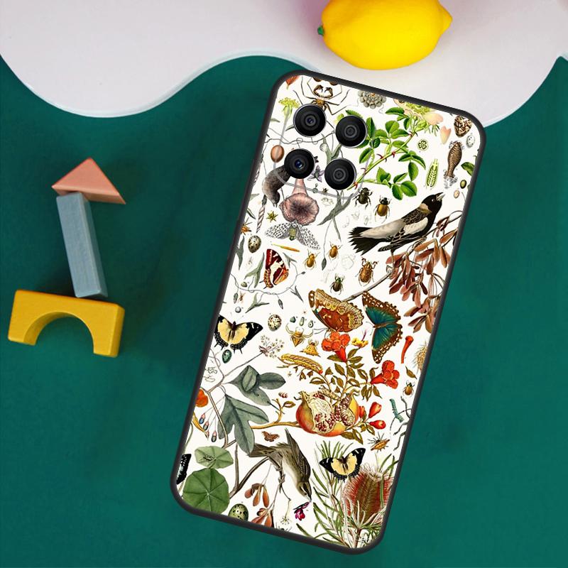 Коттеджкор Лягушка Гриб Луна Ведьминский Чехол Для Honor Magic 7 Pro 5 6 Lite Honor 200 Pro 50 70 90 X9a X8a X8 X9 X8b X9b X9c Обложка