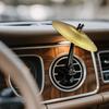 Air vent for car crash cymbals, crash drum symbol, tom symbol for car air outlet, creative and funny metal musical instrument finger cymbal car decora