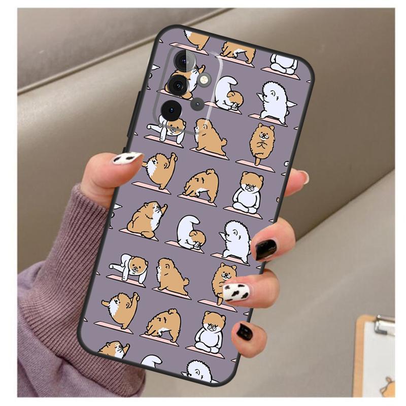 Pomeranian Dog Case For Samsung Galaxy A56 A16 A26 A36 A06 A52 A53 A33 A13 A34 A54 A14 A15 A35 A55 A22 A32