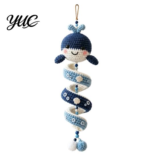 Crochet Kit for Beginners Ocean Animal Spiral Kit, Friends Ornament DIY Marine Handmade Christmas Tree Ornaments Life Themed Craft Teens Adults,