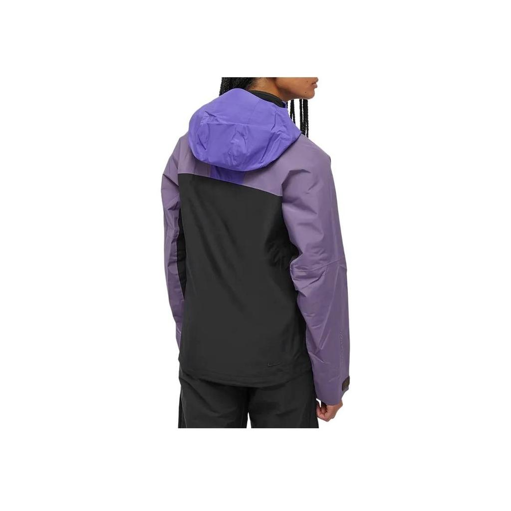 Nike Куртка ACG Cascade Rains Half-Zip с логотипом и капюшоном, женские куртки, фиолетовые DN3912-579