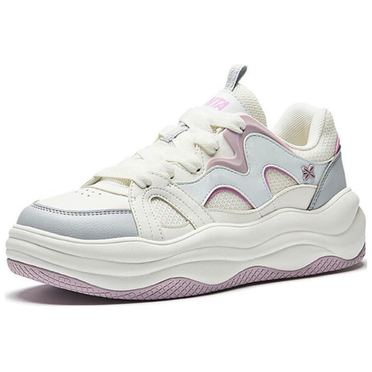 Anta Ice Cream Fashion Trend Coverage Slip Resistant And Abrasion Resistant Low top Skateboard Shoes Women's 122528035-1