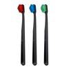 Чудо Уход за полостью рта Чудо Зубная щетка БОЛЬШАЯ Обычная Пирамидальная форма Красный Синий Зеленый из Набора (1 каждый) 3 шт