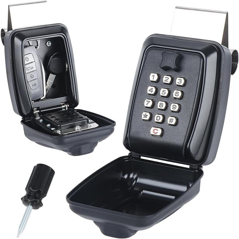 Замок на окно автомобиля Сейф Портативный сейф для ключей от машины Развлечение для езды на открытом воздухе Защита от воров Пароль Сейф