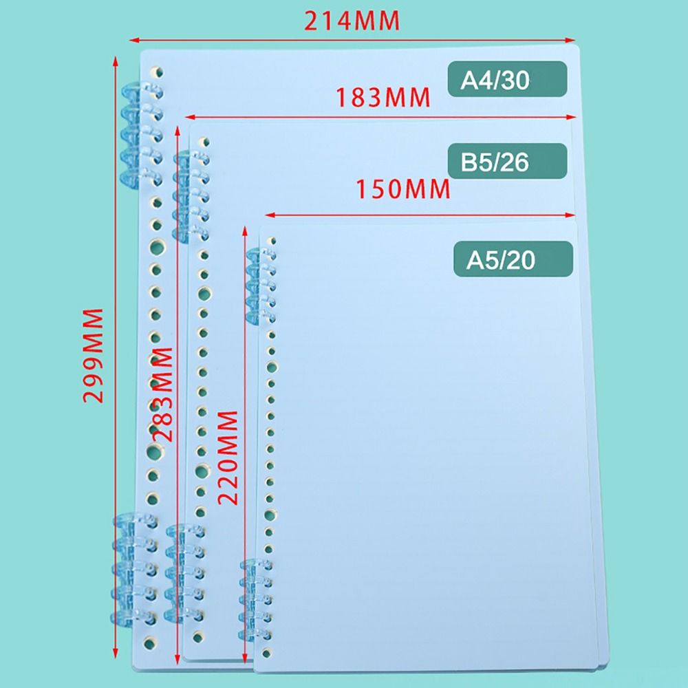 10 шт. А4 А5 А6 Кольца для блокнота, гребни для переплета для скрапбукинга, фотоальбома