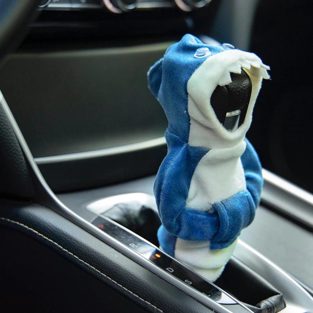 Толстовка с капюшоном автомобильный чехол для рычага переключения передач модный рычаг переключения передач милый мультяшный рычаг переключения передач декоративный чехол для толстовки автомобильный интерьер