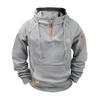 Men Pullover Hoodie Quarter Zip Sweatshirt with Pockets Athletic Casual Hooded Sweatshirt for Sports Daily Errands Street Wear