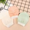 Шелковое отшелушивающее полотенце для умывания лица Мягкий отшелушивающий скраб для ванны Шелковые перчатки для умывания лица