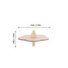 24Pcs Portable Gyro Toy Funny Kids Gyro DIY Wooden Gyro Unfinished Wood Gyro Painting Gyro