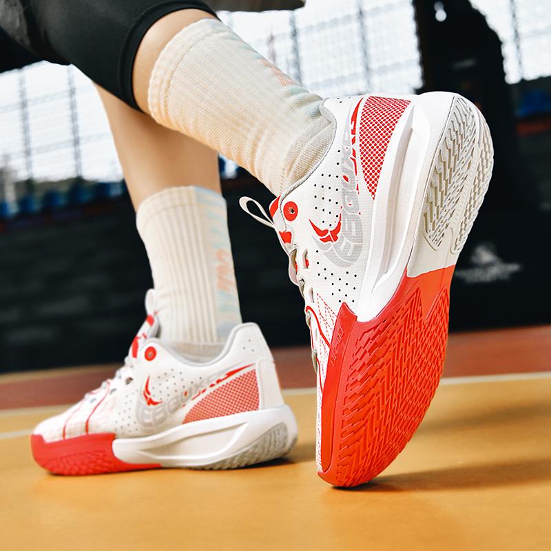 Модные и трендовые повседневные универсальные износостойкие баскетбольные кроссовки с высоким отскоком и амортизацией из резины