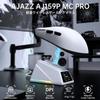 A.JAZZ AJ159P MC PRO Игровая мышь 573 г Беспроводная 2,4 ГГц/USB Type-C Сенсор PAW3311 24000 DPI ЖК-дисплей Эргономичная для ПК/Mac RGB Белая