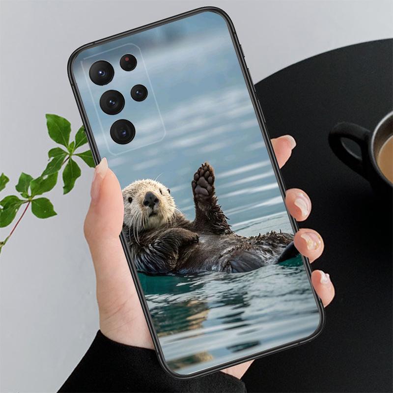 otter Phone Case For Samsung A17 A55 A16 A56 A35 A15 A53 A54 A33 A34 A25 A05S A52 A52S A07 A26 A06
