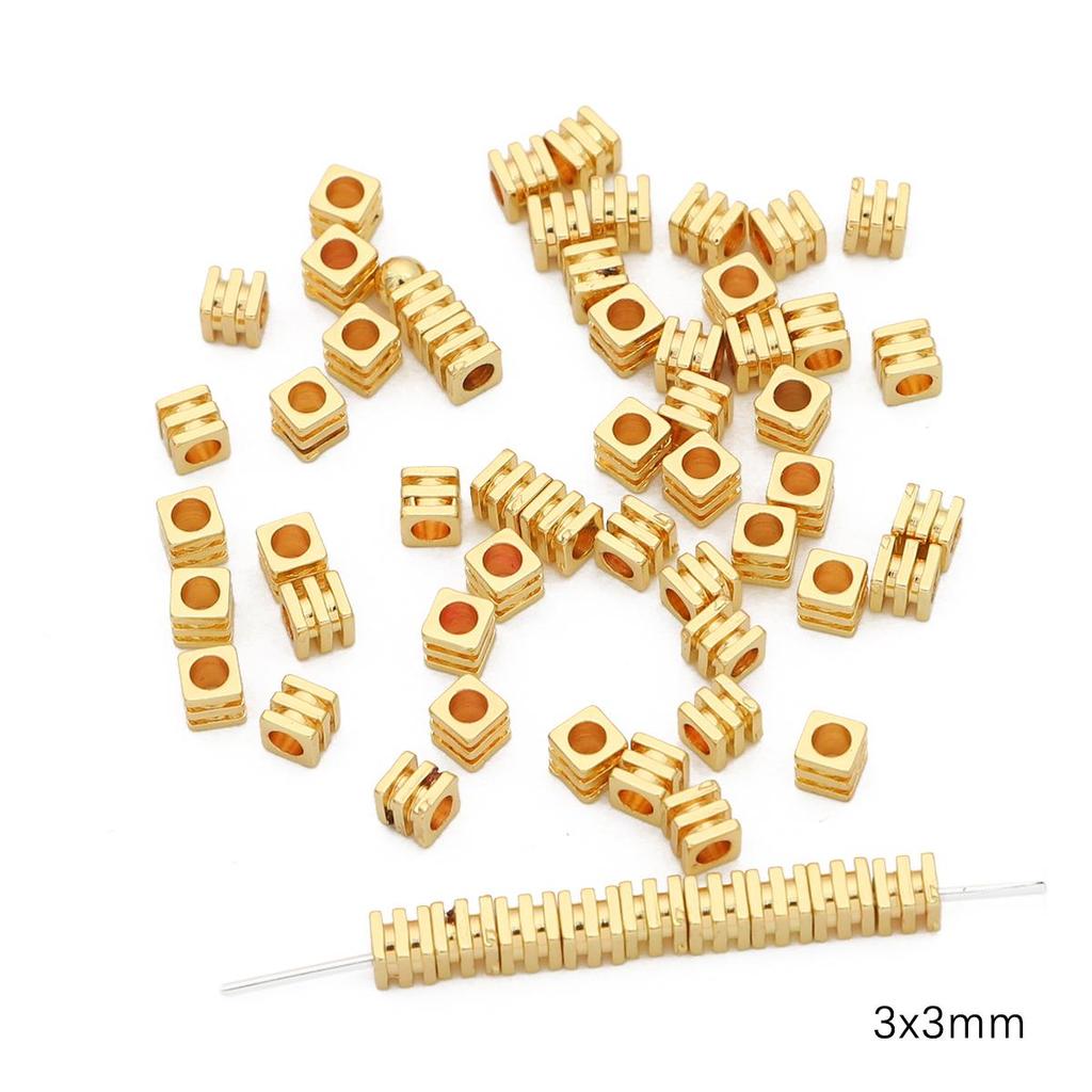 10 шт. медные бусины-разделители, подвески для изготовления ожерелья, браслета, ювелирных изделий своими руками