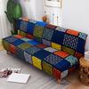 Plaid Elastic Bedspread On The Folding Sofa Bed Covers for Living Room Big Couch Cover Long Chair Without Armrests Slipcovers