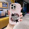 Чехол для телефона: 2D плоский дизайн, подходящий для защитного чехла iPhone 18 17 16 15 14 13 Pro, стиль для пары, футбольная тематика, подарок на Рождество и Хэллоуин