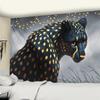 Гобелен с изображением животных, настенный гобелен с изображением тигра и леопарда, психоделический тайный декор для спальни, гостиной
