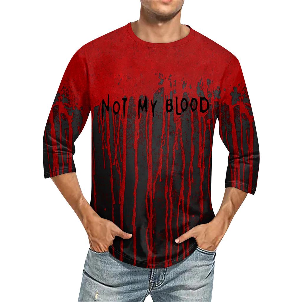 Men's T-shirt T-shirts Graphic Text Pool3D Printing Street Casual Short Sleeve Printed Clothing Basic