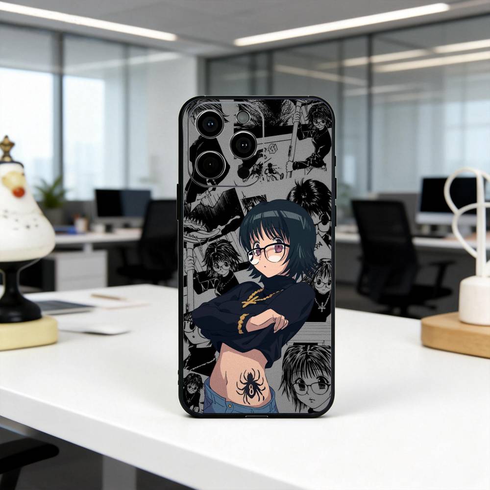 S-Shizuku H-Hunter Murasaki Hunter Чехол для телефона для iPhone 17,16,15,14,13,12,11 Plus,Pro Max,XS, Мягкий силиконовый черный чехол