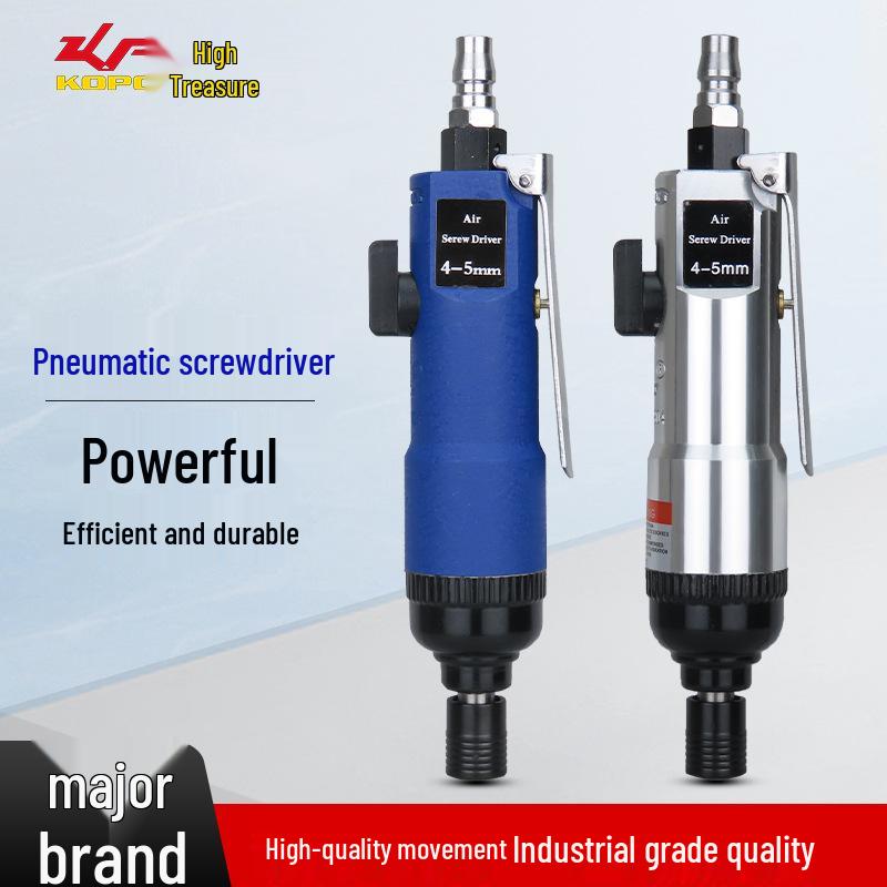 Gaobao Lightweight 5H Pneumatic Air Screwdriver, Straight Handle, Industrial Grade for Woodworking.