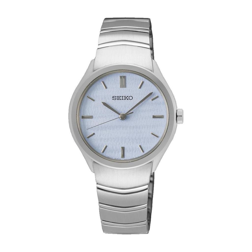 Seiko Классические женские кварцевые часы из нержавеющей стали SUR549P1