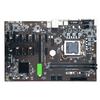 B250 BTC Mining Motherboard with 12 PCIE Slots for Video Cards, DDR4 DIMM, SATA3. 0, Supports VGA