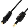 1.96Ft Toslink Male To Mini Plug 3.5mm Male Digital Optical SPDIF Audio Cable