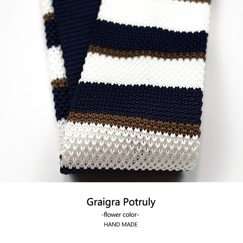 Темно-зеленый маленький галстук 5 см узкий вариант кофейного цвета ретро полосатый британский японский прилив плоский вязаный галстук