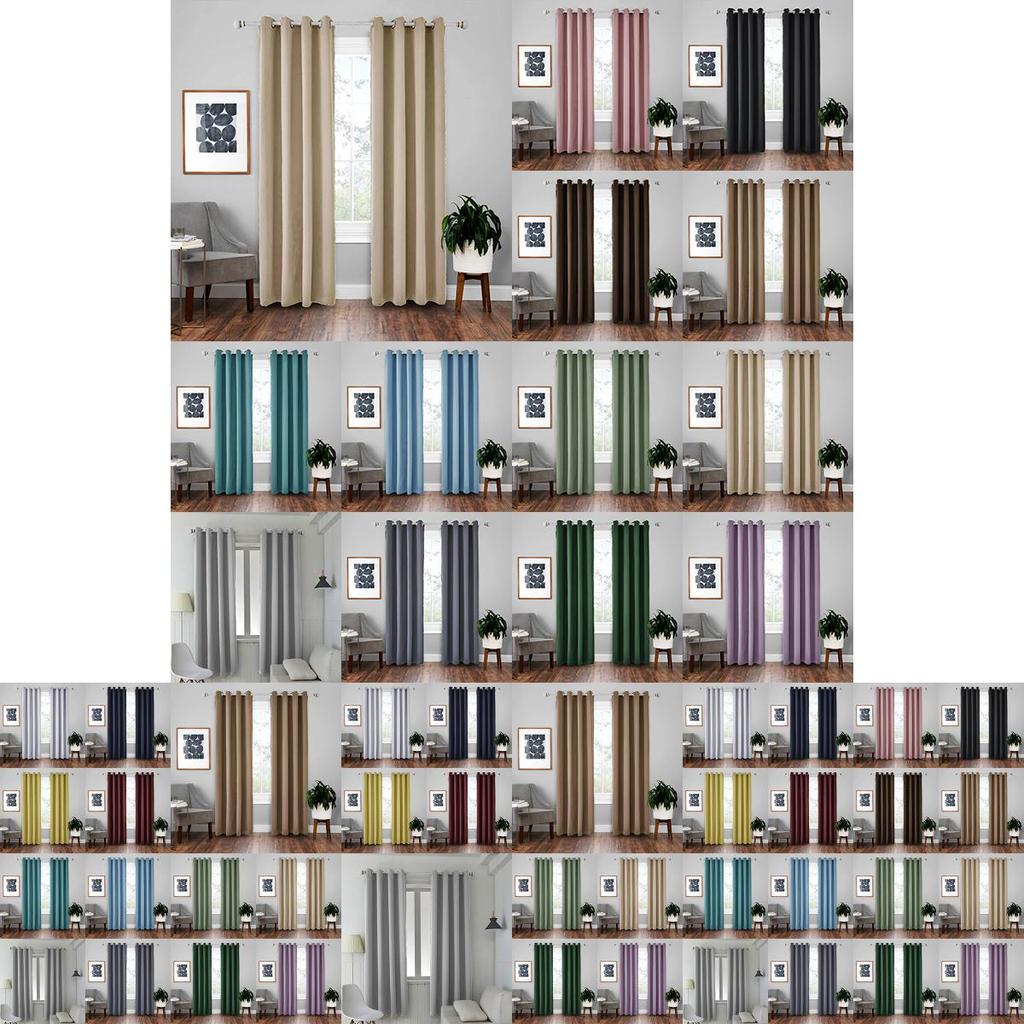 Elegant Modern Blackout Curtain For Living Room Window Soft And Comfortable Panel