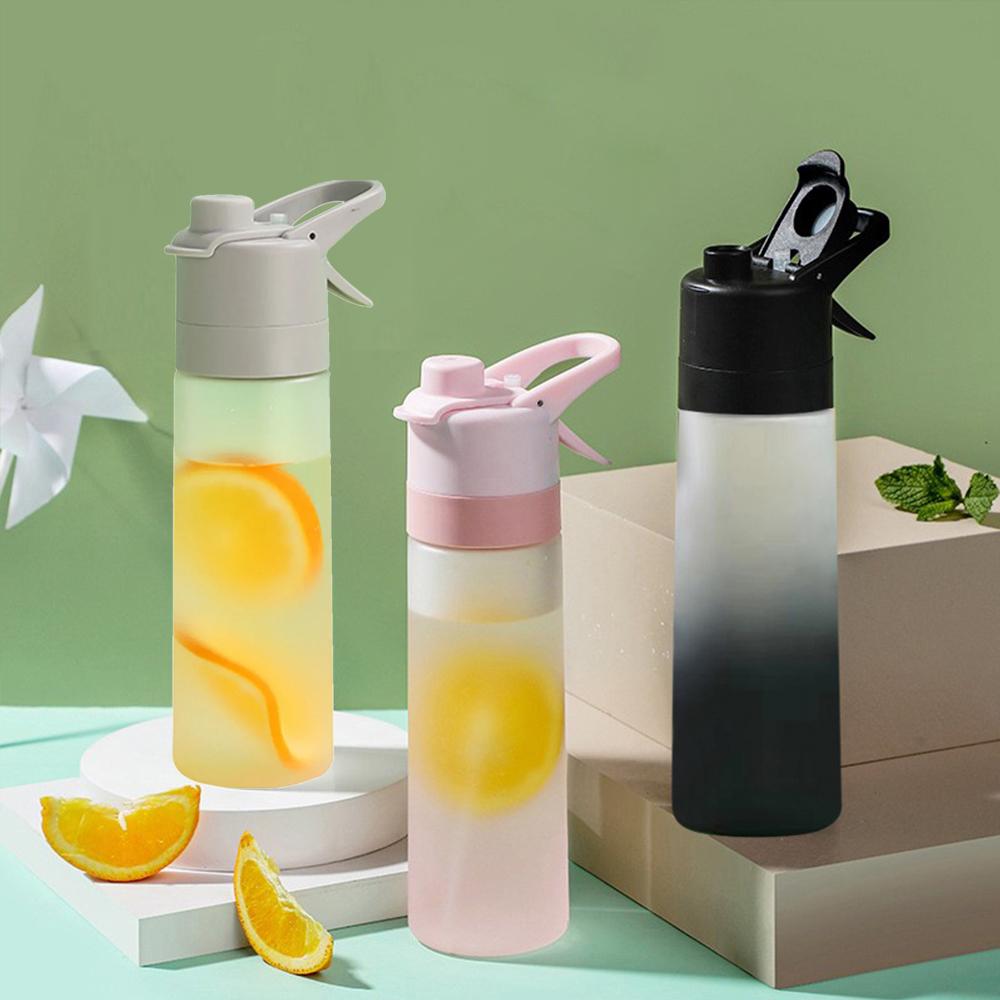 700ml Gradient Sport Water Bottle for Girls Travel Outdoor Use Fitness Water Cup Roomy Spray Bottle BPA Free Drinkware
