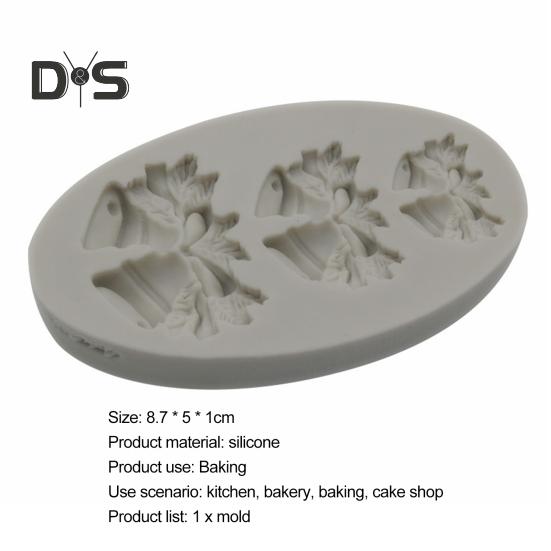 Lightweight Bell Mould Decorating Unique Reusable Baking Chocolate Mould