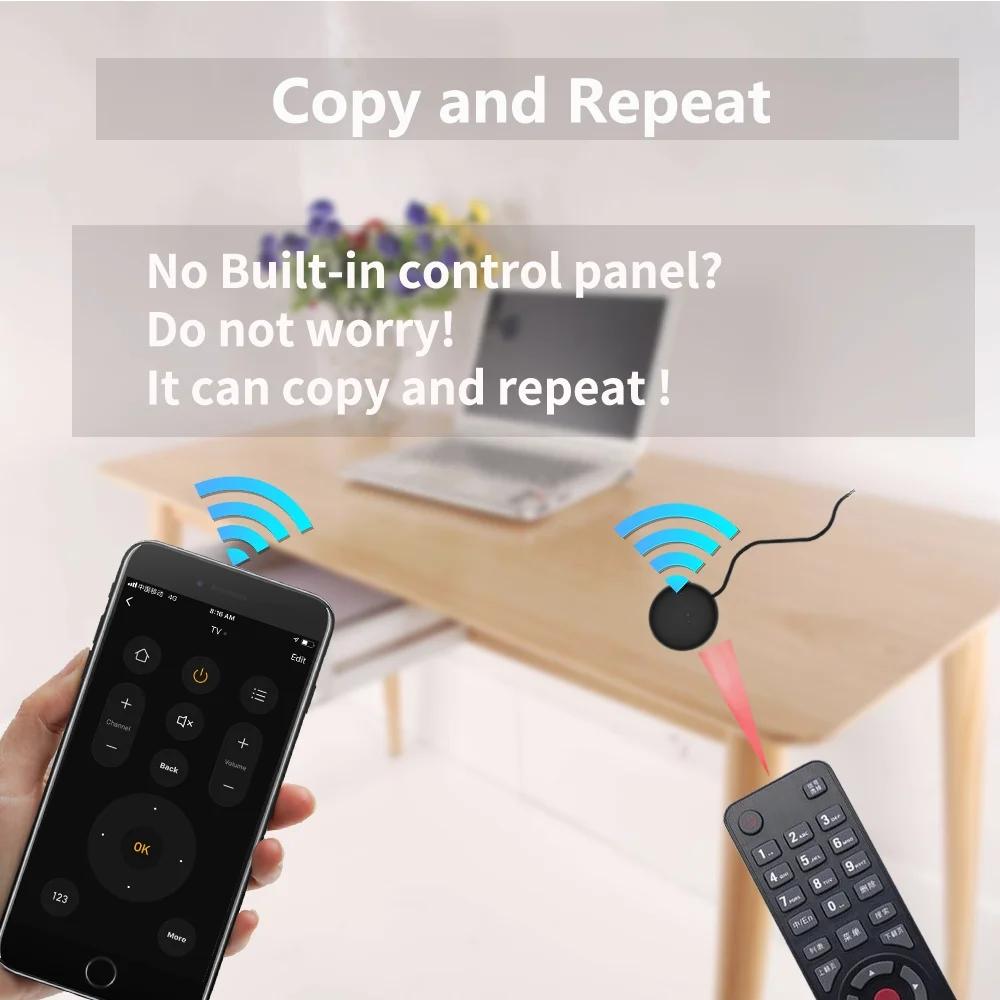 Tuya WiFi Smart IR Remote Control Smart Life APP Заменяет TV DVD AUD AC Remote Работает с Alexa Google Home