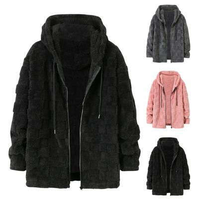 Мужская зимняя однотонная куртка-толстовка с капюшоном на молнии Мужская повседневная куртка-толстовка