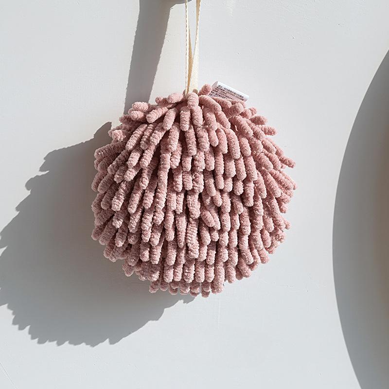 Лидер продаж, 1 шт., полотенца для рук, кухонные, ванные, шариковые полотенца для рук с подвесными петлями, быстросохнущие мягкие впитывающие полотенца из микрофибры