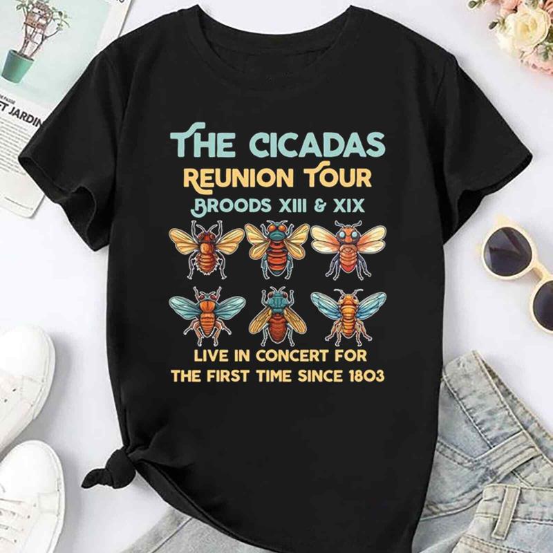 The Cicadas Reunion Tour T Shirt Fest 2024 For Nature Lo