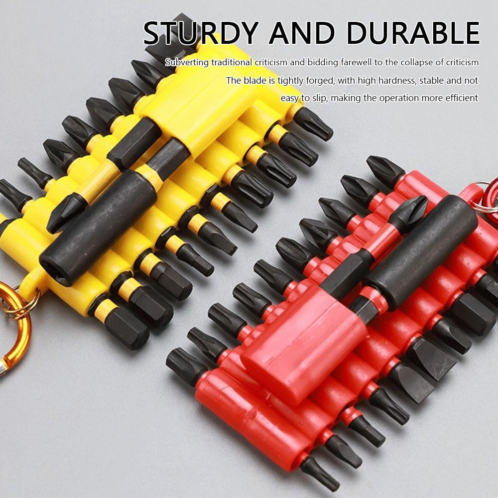 22Pcs Impact Resistant Hex Shank Bit S2 Alloy Steel Hardware Tool Set Daily Fastener Work