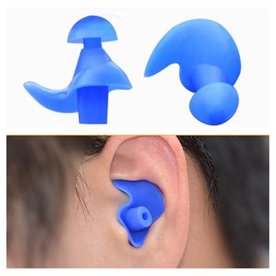 1 пара мягких экологически чистых силиконовых спиральных водонепроницаемых пылезащитных берушей в коробке водные виды спорта плавание аксессуары ARI