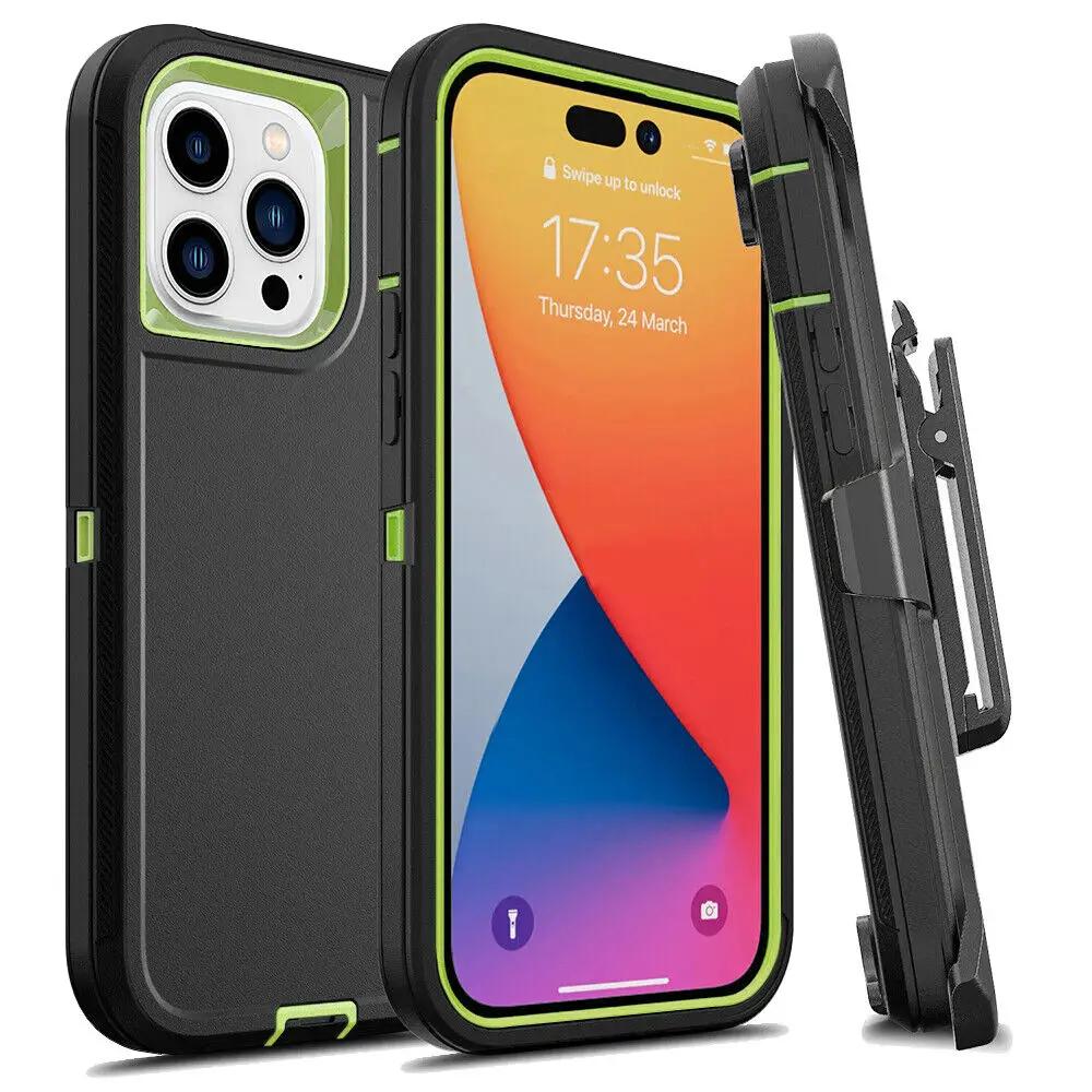Прочный защитный чехол Otter Box Defender для iPhone 16 Pro Max 15 14 13 12 11 16E, ударопрочный, прочный чехол с зажимом для ремня