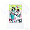 2026 Summer Hunter X Hunter Killua Lightning Sketch Anime Graphic Black Tshirt Unisex Oversized Y2k Streetwear Cotton Tee