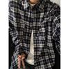 2024 Letter Long Sleeve Shirt Japanese Hong Kong Style Ins Loose Shirt Boys Summer Trendy Versatile Casual Coat